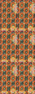 Raster klasik barok çiçeksiz altın desenli. Lüks, kraliyet ve Viktorya dönemi konsepti. Süslü dekorasyon. Turuncu renklerdeki altın desenli altın elementler.