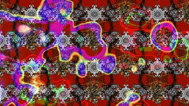 Çiçek arkaplanlı soyut zarafet eskiz deseni. Raster Güzel kumaş deseni.