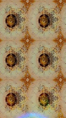 Raster illüstrasyonu. Küçük çiçekteki sevimli çiçek deseni. Tarafsız ve bej renkli çiçekler.