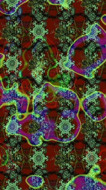 Etnik Mandala süsleme. Kullanılabilir Tekstil, tebrik kartı, boyama kitabı, telefon durumda yazdırma için. Raster kına dövme tarzı. Hint çiçek desenli madalyon desen.