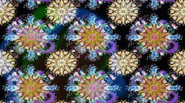 Raster - stok. Siyah çiçekli eskiz deseni, suluboya çiçek deseni, sevimli çiçek, duvar kağıdı, kart veya kumaş için fayanslı.