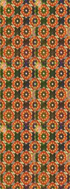 Kahverengi renklerde altın elementler. Kusursuz raster arka plan. Şık bir grafik desen. Duvar kâğıdı barok, İspanyol kumaşı. Çiçek deseni.