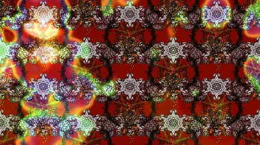 Çiçek izi. Suluboya çizim kalıbı. Suluboya tarzında kahverengi ve kırmızı renkte çiçekler.