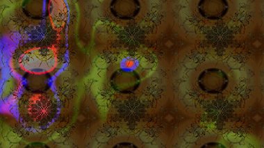 El çizimi. Raster illüstrasyonu. Çiçekler, dallar, bitkiler ve çiçekler. Güzel kumaş deseni.