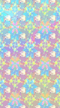 Robot resim. Çiçekli bahar çiçekleri. Moda baskıları için zarif bir şablon. Küçük renkli çiçekler. Motley illüstrasyonu. Küçük çiçekte şirin desenler.