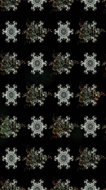 Düz Çiçek Elementleri Tasarımı. Çocuk stili. Renkli Bahar Teması eskiz kalıbı. Çiçekli çizim raster arkaplanı.