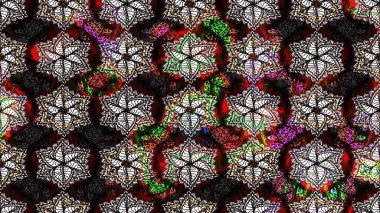 Kızılderili desenli desenli desenli şal deseni. Raster Henna dövme stili. Tekstil, tebrik kartı, boyama kitabı, telefon kılıfı baskısı için kullanılabilir. Etnik Mandala süsü.