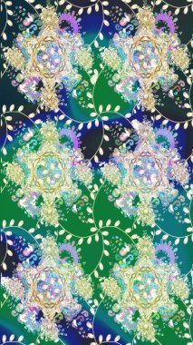 Çiçek desenli eskiz, yaz çiçekleri. Düz Çiçek Elementleri Tasarımı. Mavi renkli çiçekler. Renkli Bahar Teması çizim şablonu.