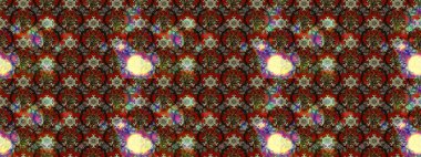 Çiçek desenli çizim. Raster illüstrasyonu. Asya tekstil tarzında. Kahverengi ve kırmızı renkte çiçekler. Raster illüstrasyonu.