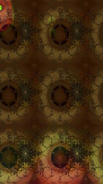 Renkli Bahar Teması eskiz kalıbı. Düz Çiçek Elementleri Tasarımı. Raster..