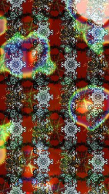 Suluboya, elle çizilmiş. Eskiz arkaplan modeli. Kahverengi ve kırmızıda çiçekler. Raster stoku.