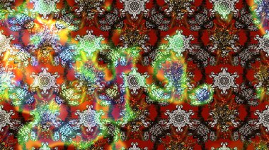 Nazikçe, renkli yaz çiçekleri. Raster deseni. Küçük çiçekteki sevimli çiçek deseni. Raster illüstrasyonu.