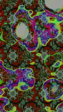 Çiçek arkaplan. Küçük çiçekte güzel bir desen var. Çiçek kolajı. Raster deseni. - yeşil ve gri çiçekler. Çiçek kompozisyonu. Doğa.