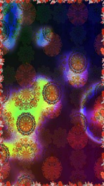 Şirin çiçekli, desenli, kahverengi ve gri renklerde renksiz desenler. Elle çizilmiş çiçek deseni (fayans). Tekstil için suluboya desensiz.