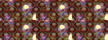 Çiçekli karalama şeklinde Raster çiçek deseni. Yumuşak, yaz çiçekli arka plan. Kahverengi ve gri renkte çiçekler.