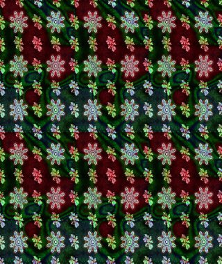 Küçük çiçekteki sevimli çiçek deseni. Raster illüstrasyonu. Tony 'nin kumaş kalıbını çiz. Modaya uygun kumaş deseni.