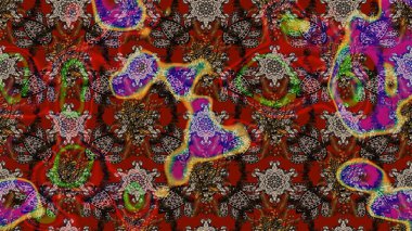 Raster Güzel kumaş deseni. Raster suluboya deseni, narin çiçekler, çiçekler, tebrik kartı şablonu..