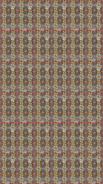 Küçük çiçekteki sevimli çiçek deseni. Kahverengi ve nötr renkte çiçekler.