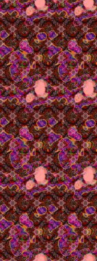 Çizim çiçek deseni duvar kağıdı, web sitesi arka planı, ambalaj kağıdı, davetiye, broşür, afiş veya web sitesi için kullanılabilir. El çizimi Raster çizimi. Parlak elementlerin.