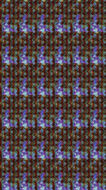 Elle boyanmış suluboya resim çizimleri, çiçekler ve bitkiler. Mavi renkte çiçekler.