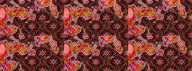 Tomurcukları çiçek olan sevimli bir çiçek deseni. Raster. Raster illüstrasyonu. Eski usul. Kumaş, tekstil, duvar kağıdı baskısı için. Taslak arkaplan.