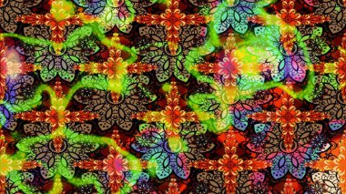 Küçük bir çiçekte eskiz deseni. Güzel kumaş deseni. Hoş bir çiçek geçmişi var. Raster illüstrasyonu.