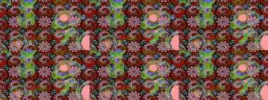 Kahverengi ve yeşil lale çiçekli Raster eskiz deseni. Doğal kozmetik ürünleri, parfüm, çiçekçi dükkanı için bahar ihalesi tasarımı. Paket kağıdı için en iyisi. Karşılama ya da düğün geçmişi olarak kullanılabilir.