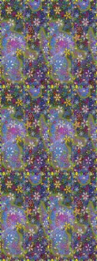 Dekorasyon ve tasarım için güzel bir desen. Suluboya kusursuz desen. Eski model. Moda baskısı. Çiçeğin suluboya çizimlerinin zarif deseni.