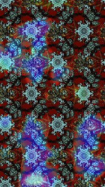 Mavi ve kahverengi renkte çiçekler. Çiçekli eskiz çizimi. Düz Çiçek Elementleri Tasarımı. Renkli Yaz Teması çizim şablonu.