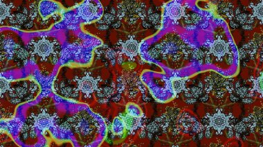 Eskiz Vintage Çiçek Deseni. Raster Kalça dokusu deseni.