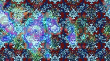 Düz Çiçek Elementleri Tasarımı. Renkli Bahar Teması eskiz kalıbı. Renkli çiçekler. Raster illüstrasyonu. Çiçekli çiçek deseni, suluboya..