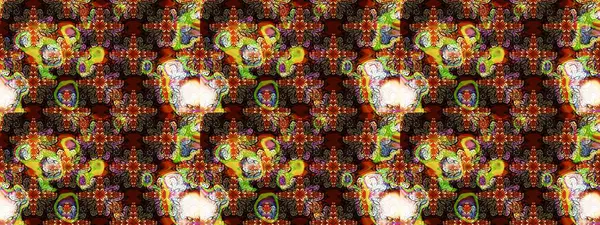 Kahverengi ve siyah üzerine çiçekler. Eskiz arkaplan modeli. Suluboya, elle çizilmiş. Raster stoku.