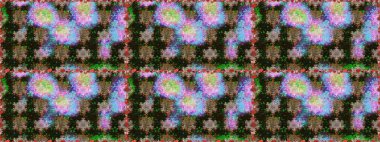 Raster deseni. Doğa. Çiçek kompozisyonu. Çiçek arkaplan. - Gri ve kahverengi çiçekler. Küçük çiçekte güzel bir desen var. Çiçek kolajı.