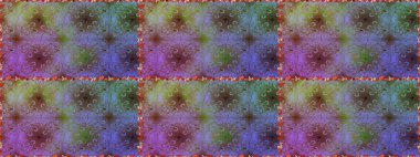 Yumuşak, bahar çiçekleri menekşe ve kahverengi renklerde. Raster illüstrasyonu. Yaprak ve çiçeklerin suluboya resmi, mor ve kahverengi renklerde pürüzsüz desen.