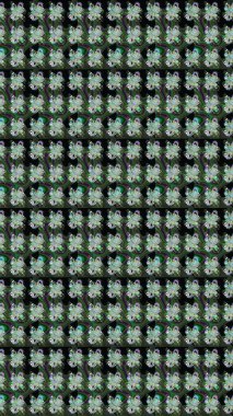 Tekstil veya kitap kapakları, imalat, duvar kağıtları, baskı, hediye paketi ve yapıştırma kitabı için çiçek eskizi geçmişi. Raster illüstrasyonu. Küçük ölçekli çiçeklerdeki basit sevimli desen.