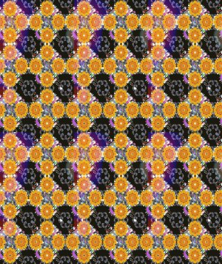 Sevimli çiçek raster deseni. Düz Çiçek Elementleri Tasarımı. Renkli Bahar Teması eskiz kalıbı. Gri renkli çiçekler.