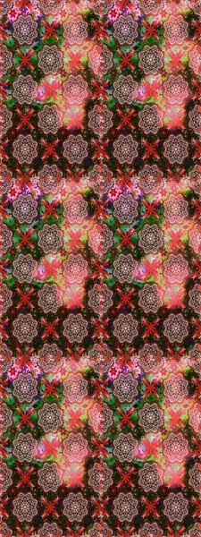 Çiçek duvar kâğıdı. Çiçek arkaplan. Renkli, pürüzsüz desen. Kahverengi ve gri renkli şirin tekstil tarzında. Raster illüstrasyonu.