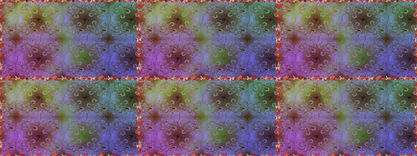 Yumuşak, bahar çiçekleri menekşe ve kahverengi renklerde. Raster illüstrasyonu. Yaprak ve çiçeklerin suluboya resmi, mor ve kahverengi renklerde pürüzsüz desen.