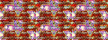 Raster illüstrasyonu. Güzel kumaş deseni. El çizimi. Çiçekler, dallar, otlar ve çiçekler.