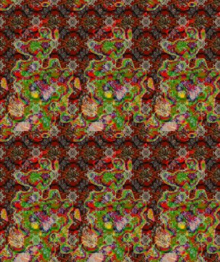 Kızılderili desenli desenli desenli şal deseni. Etnik Mandala süsü. Raster Henna dövme stili. Tekstil, tebrik kartı, boyama kitabı, telefon kılıfı baskısı için kullanılabilir.