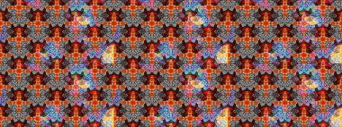 Klasik çiçek tasarımı elementleri. Gri ve siyah kıvırcık çiçekler gri ve siyah renkte şekillenir. Raster illüstrasyonu.