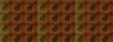 Küçük çiçekteki sevimli çiçek deseni. Kahverengi ve gri renkte çiçekler.