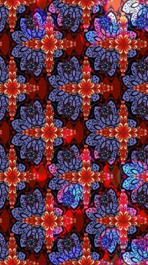 Güzel kumaş deseni. Raster suluboya çiçek deseni, narin çiçekler, kırmızı ve menekşe çiçekleri, tebrik kartı şablonu.