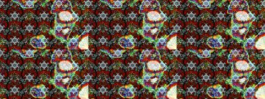 Nazik romantik baskı. Raster güzel bir çiçek deseni çizmiş. Kahverengi ve gri renkli çiçekler. Tatil havası. Bahar mevsimi.