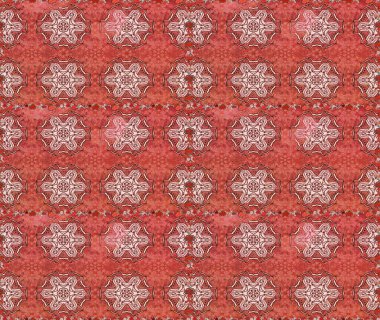 Kusursuz bir geçmişi var. Raster. Kumaş, tekstil, duvar kağıdı baskısı için. Raster illüstrasyonu. Tomurcukları çiçek olan sevimli bir çiçek deseni. Antika retro tarzı.