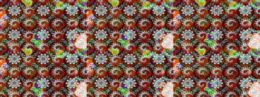 Gri ve kahverengi renkler üzerine çiçek desenli çizimler, el yapımı papatyalar, papatyalar. Tekrar eden çiçek arkaplanı, zarif gri ve kahverengi çiçek duvar kağıdı.