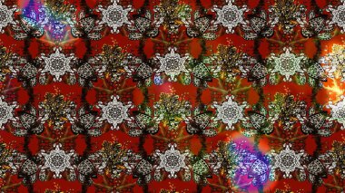 Modaya uygun kumaş deseni. Raster illüstrasyonu. Tony 'nin kumaş kalıbını çiz. Küçük çiçekte sevimli çiçek deseni var..