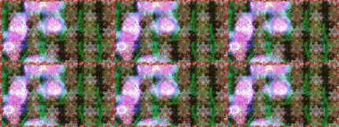 Güzel kumaş deseni. Raster illüstrasyonu. Hoş bir çiçek geçmişi var. Küçük bir çiçekte kusursuz desen.