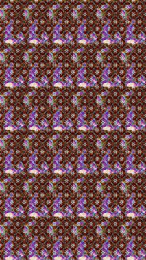 Çiçek deseni duvar kağıdı, desen dolguları ve web sayfası arka planı için kullanılabilir. Şekil verilmiş çiçeklerle eskiz deseni. Süslü zentangle çizim dokusu, soyut çiçeklerle süslenmiş..