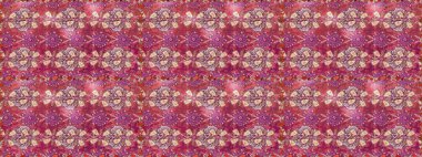 Raster. Güzel suluboya çiçekler, parlak boyalı Inspipink ve mor çiçekli dikişsiz arkaplan.